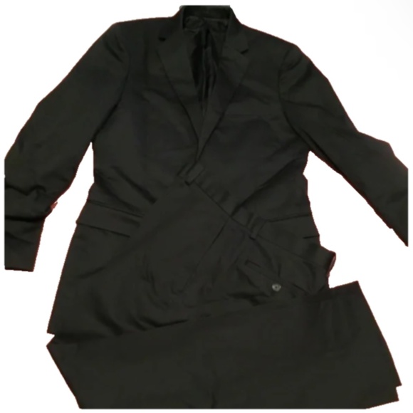 Formal Business Suit Blazer THEORY JACKET & PANTS IN BLACK W 32
